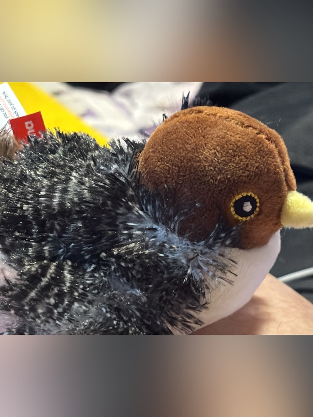 ๐ ๐ Flapping Chirping Sparrow Cat Toy - Brown/White - Picture 3 of 16